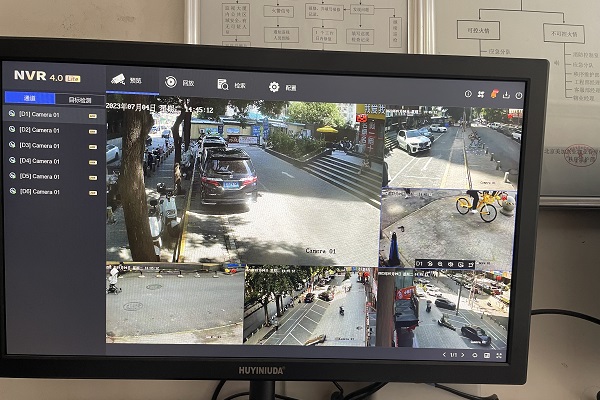 北京丰台区宣祥家园路边停车场安防监控